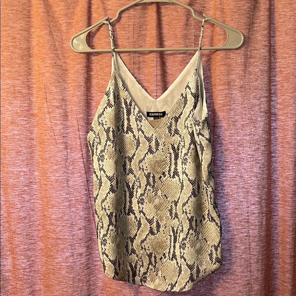 Express Snake Print Cami Top